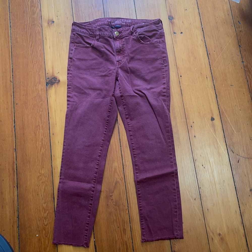 American Eagle crop jeggings